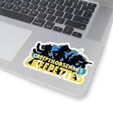 Creepy Horseman's Creepettes Sticker — Retro Cartoon Horror Kiss-Cut Decal