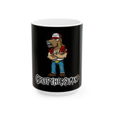 Creepyhorseman Trucker Ceramic Mug (11oz & 15oz)