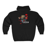 Zip up I'm Creepin' Hooded Sweatshirt