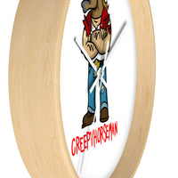 Creepyhorseman Wall clock