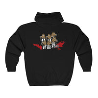 Zip up Creepy Cartel Hooded Sweatshirt