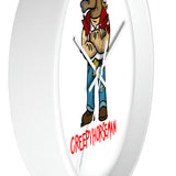 Creepyhorseman Wall clock