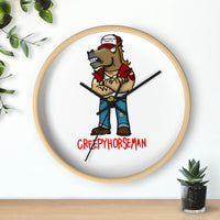 Creepyhorseman Wall clock