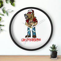 Creepyhorseman Wall clock