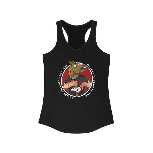 Creepyhorseman Logo Women's Ideal Racerback Tank