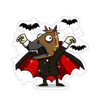 Creepy Vampire Sticker