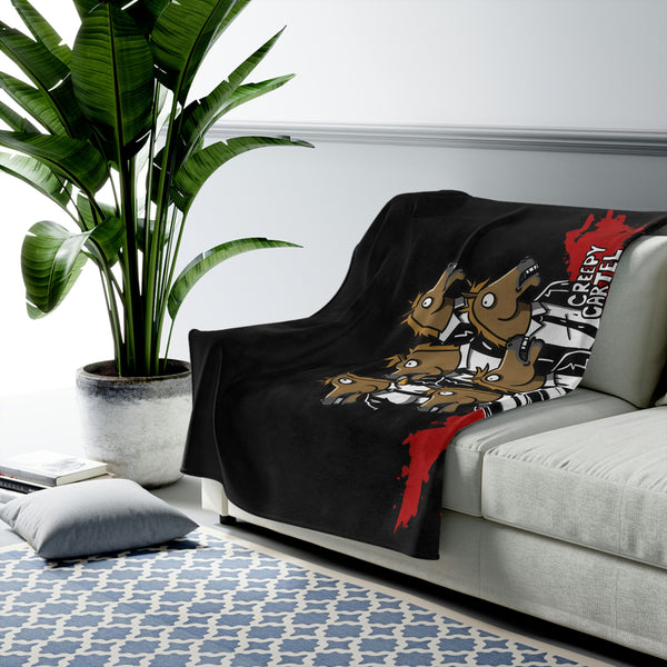 Creepy Cartel Velveteen Plush Blanket