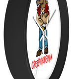 Creepyhorseman Wall clock