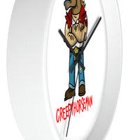 Creepyhorseman Wall clock