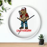 Creepyhorseman Wall clock